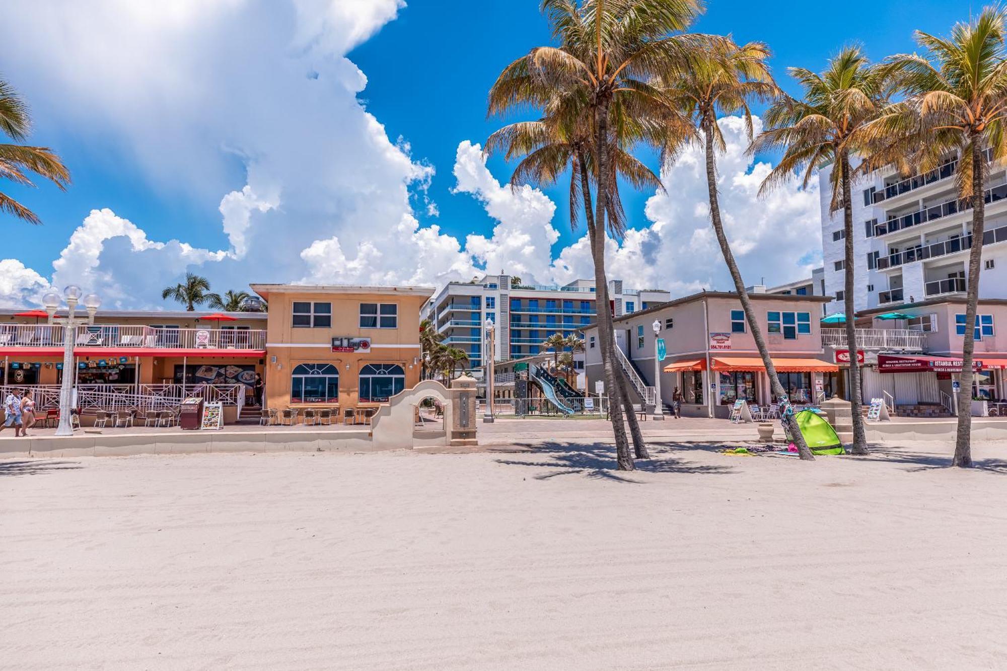 Stylish Private Beach Condo In Hollywood Fl, 3Min Walk To Hollywood Beach エクステリア 写真