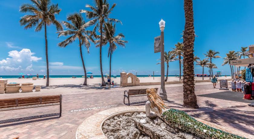 Stylish Private Beach Condo In Hollywood Fl, 3Min Walk To Hollywood Beach エクステリア 写真